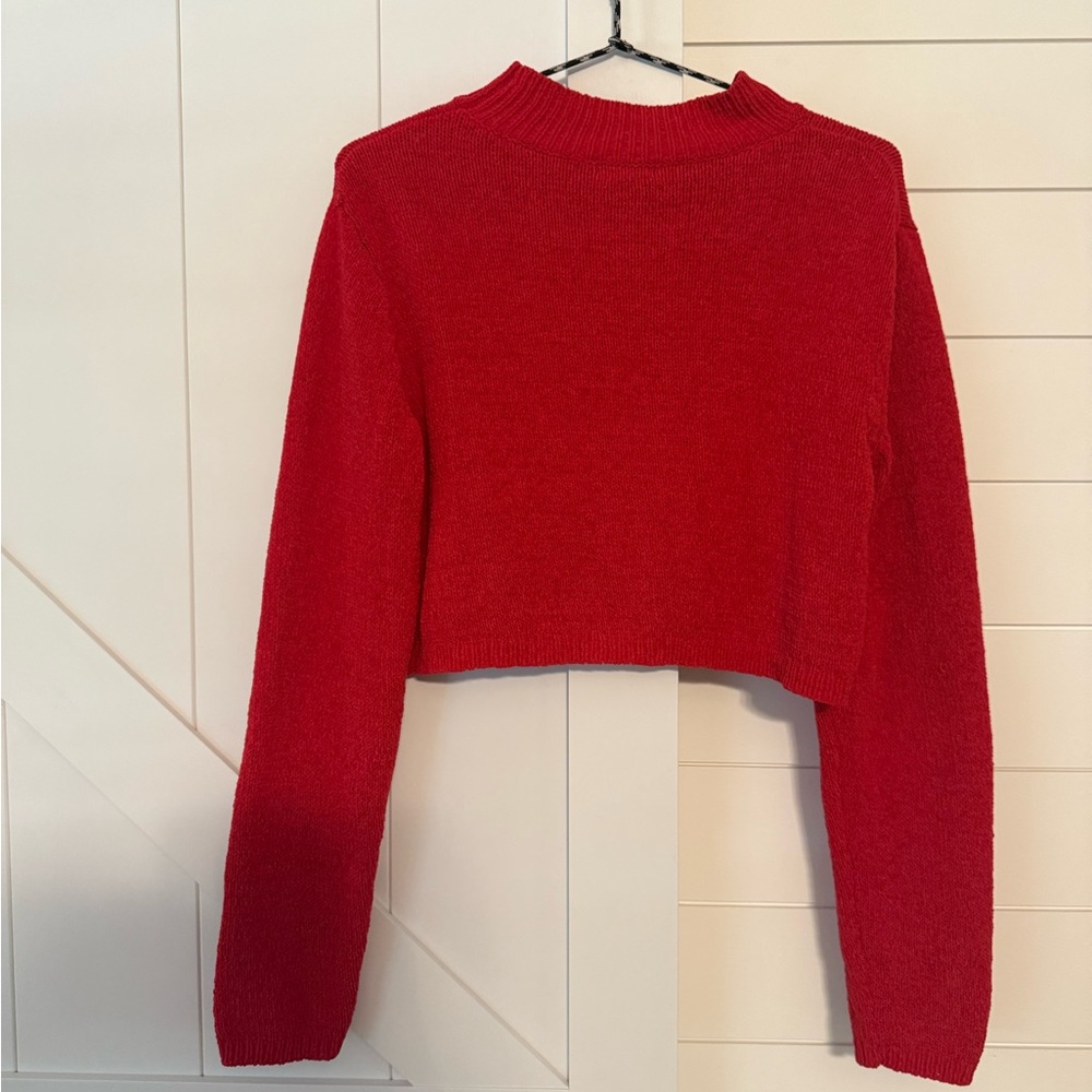 Wild Fable Vibrant Red Turtleneck Sweater - Picture 4 of 5